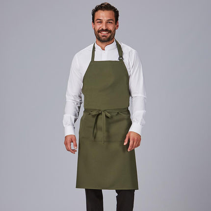 DELANTAL PETO Y BOL SARGA POLIESTER 90X75 CM