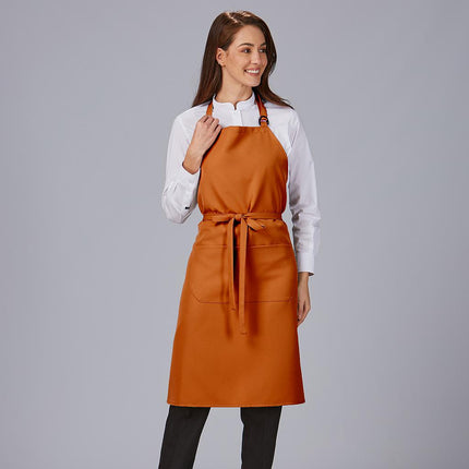 DELANTAL PETO Y BOL SARGA POLIESTER 90X75 CM