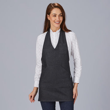 DELANTAL BISTRO SARGA POLIESTER 80X65 CM