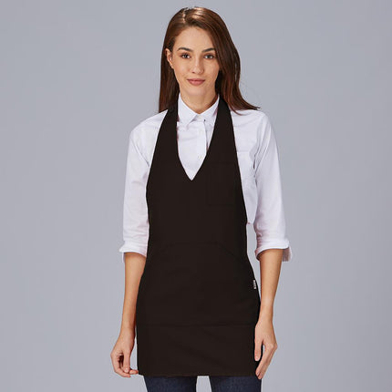 DELANTAL BISTRO SARGA POLIESTER 80X65 CM