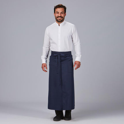 DELANTAL FRANCES ABIERTO SARGA POLIESTER 90X110 CM