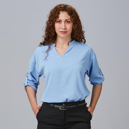BLUSA MUJER MANGA ROLL UP MICAELA