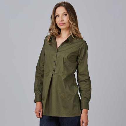 CAMISA MUJER MANGA ROLL UP LIVIA