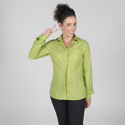 BLUSA MUJER BOTON OCULTO M/L