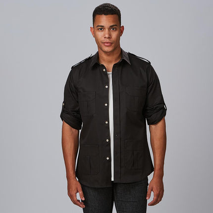 CAMISA UNISEX MANGA ROLL UP MICHELE