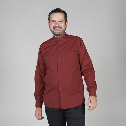 CAMISA HOMBRE CUELLO MAO M/LARGA