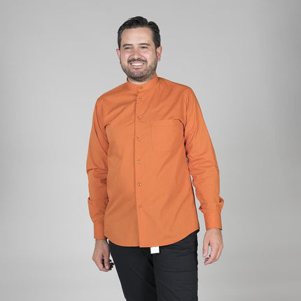 CAMISA HOMBRE CUELLO MAO M/LARGA