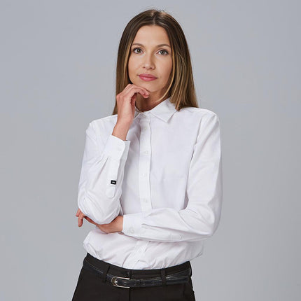 CAMISA MUJER M/L OXFORD "RED LINE"