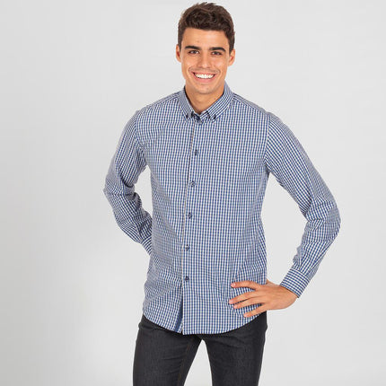 CAMISA HOMBRE VICENZO SLIM FIT VICHY