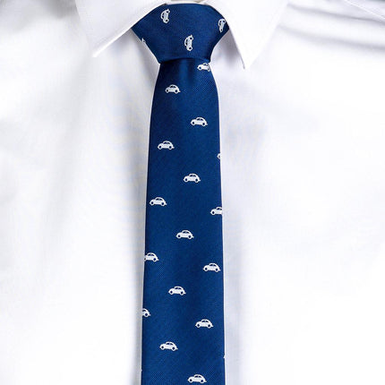 CORBATA SIN NUDO DE PALA ESTRECHA
