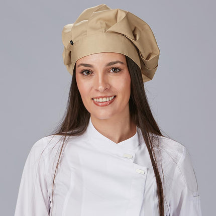 GORRO GRAN CHEF VELCRO SARGA POLIESTER