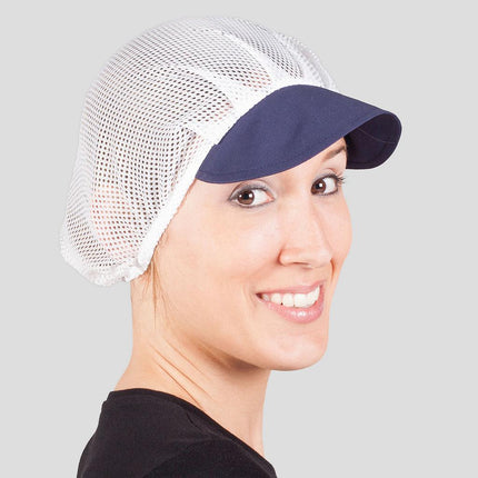 GORRA UNISEX REJILLA VISERA COLOR (PAQ. 10 UNID)