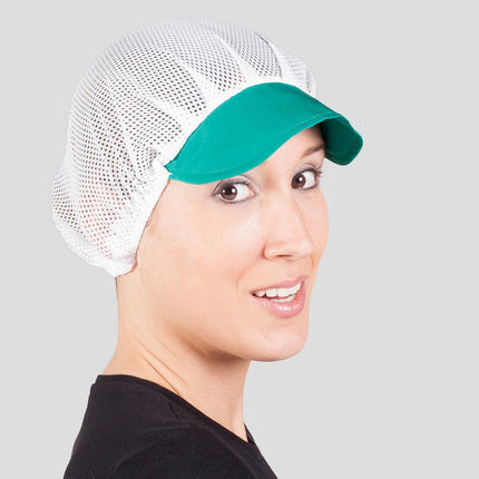 GORRA UNISEX REJILLA VISERA COLOR (PAQ. 10 UNID)