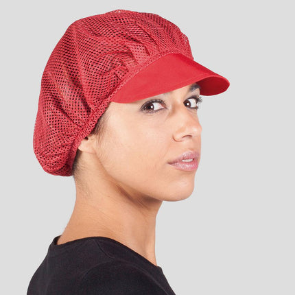 GORRA UNISEX REJILLA Y VISERA COLOR (PAQ. 10 UNID.)