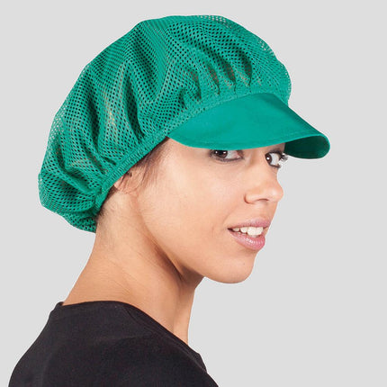 GORRA UNISEX REJILLA Y VISERA COLOR (PAQ. 10 UNID.)