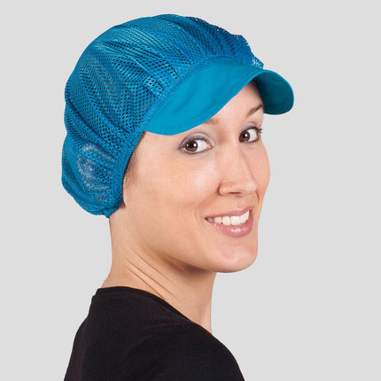 GORRA UNISEX REJILLA Y VISERA COLOR (PAQ. 10 UNID.)