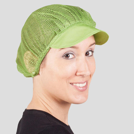 GORRA UNISEX REJILLA Y VISERA COLOR (PAQ. 10 UNID.)