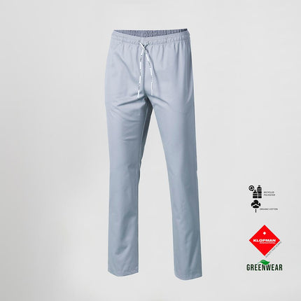 PANTALON UNISEX CON GOMA Y CORDON TEJIDO ORGANICO Y RECICLADO KLOPMAN