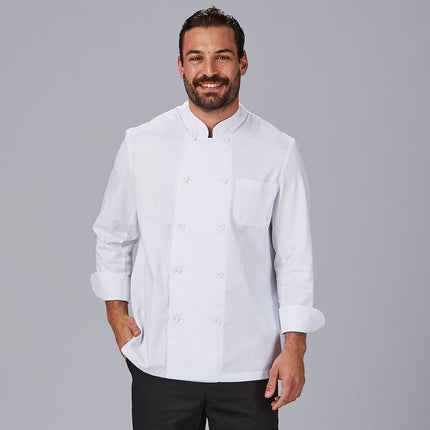 CHAQUETA COCINA UNISEX M/L SARGA BLANCA