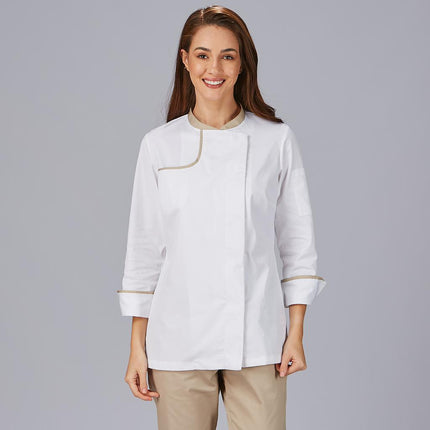 CHAQUETA COCINA MUJER ANAYA TEJIDO RECICLADO Y ORGANICO KLOPMAN