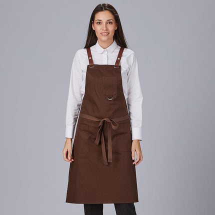 DELANTAL PETO OLLADOS TIRAS COMBI 88X74 CM