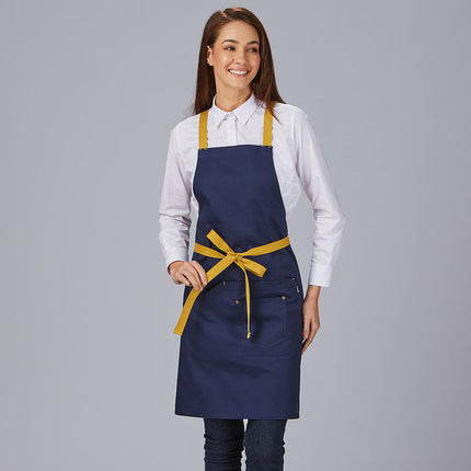 DELANTAL PETO TIRANTES CONTRASTE 88X74 CM