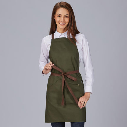 DELANTAL PETO TIRANTES CONTRASTE 88X74 CM