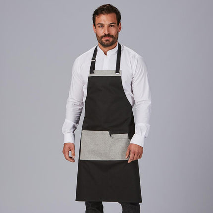 DELANTAL PETO BICOLOR 88X74 CM