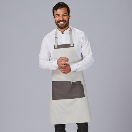 DELANTAL PETO BICOLOR 88X74 CM