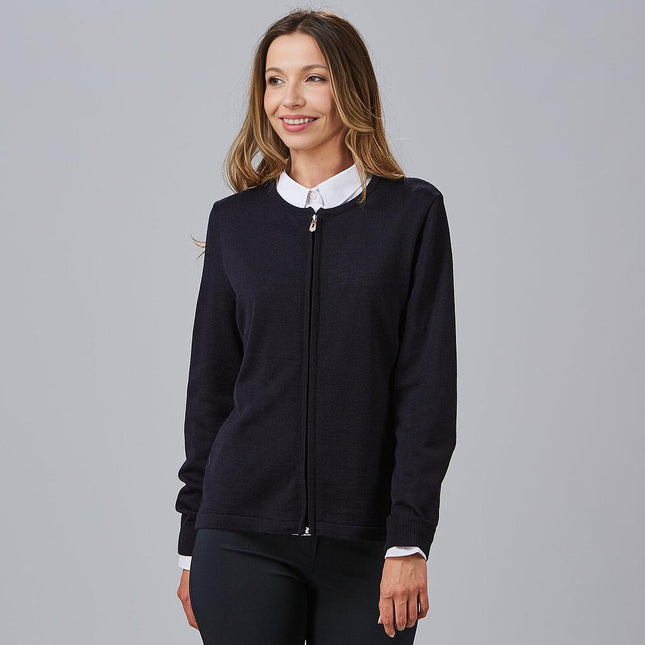 REBECA MUJER PUNTO FINO CON CREMALLERA