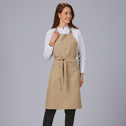 DELANTAL PETO Y BOL SARGA POLIESTER 90X75 CM