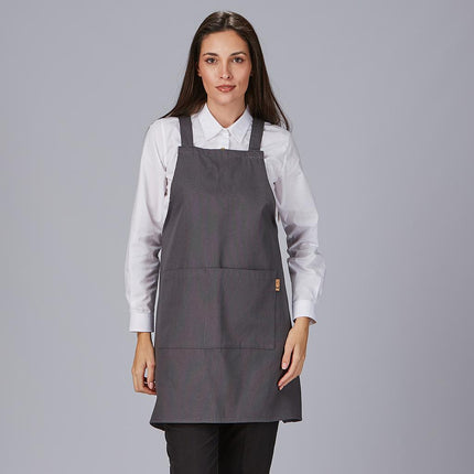 DELANTAL CON PETO TEJIDO ORGANICO 76X92 CM