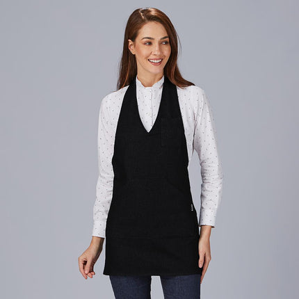 DELANTAL BISTRO SARGA POLIESTER 80X65 CM