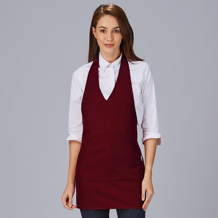 DELANTAL BISTRO SARGA POLIESTER 80X65 CM