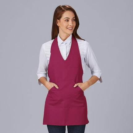 DELANTAL BISTRO SARGA POLIESTER 80X65 CM