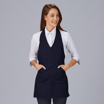 DELANTAL BISTRO SARGA POLIESTER 80X65 CM