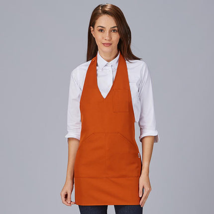 DELANTAL BISTRO SARGA POLIESTER 80X65 CM