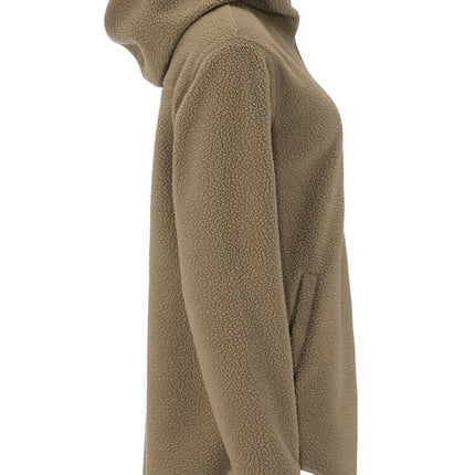 Join Pile Fleece FZ Hood W