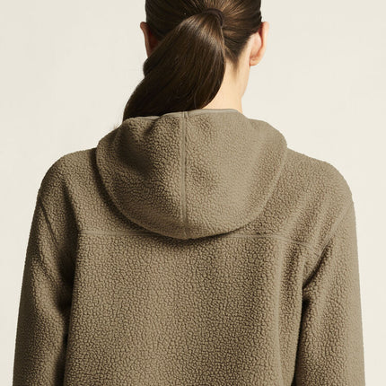 Join Pile Fleece FZ Hood W