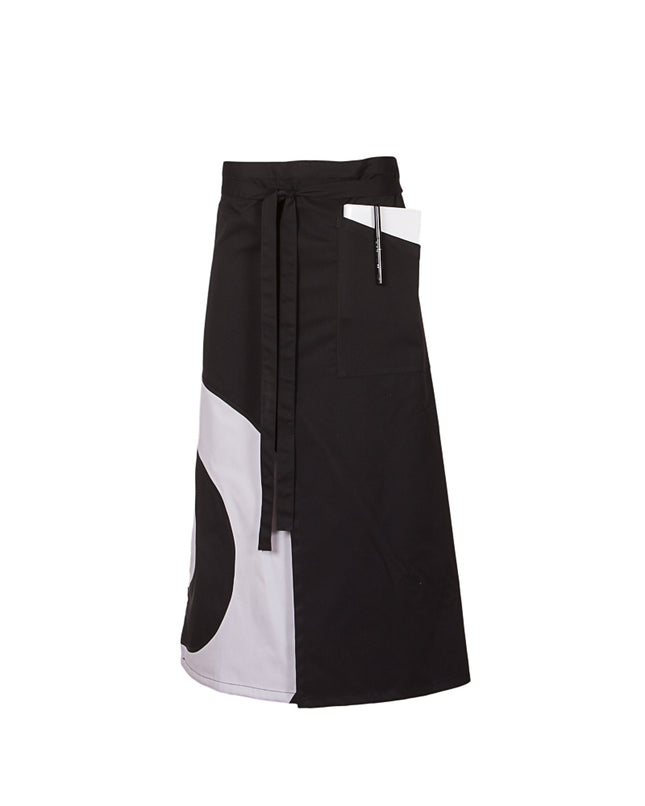 DELANTAL FRANCES ABIERTO CIRCULOS 90X75 CM