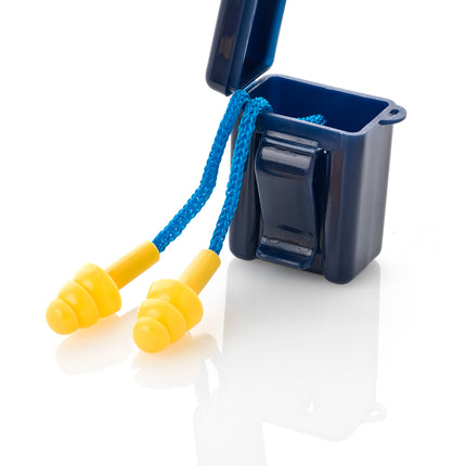 Tapón auditivo silicona reutilizable con cordón. Mod. "FIT EAR".(bolsa 100 und) 1988TRCSN