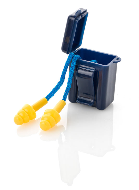 Tapón auditivo silicona reutilizable con cordón. Mod. "FIT EAR".(bolsa 100 und) 1988TRCSN
