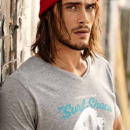 Heavy V-neck