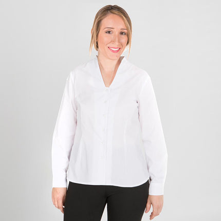 CAMISA MUJER CUELLO CHIMENEA  LILIANA