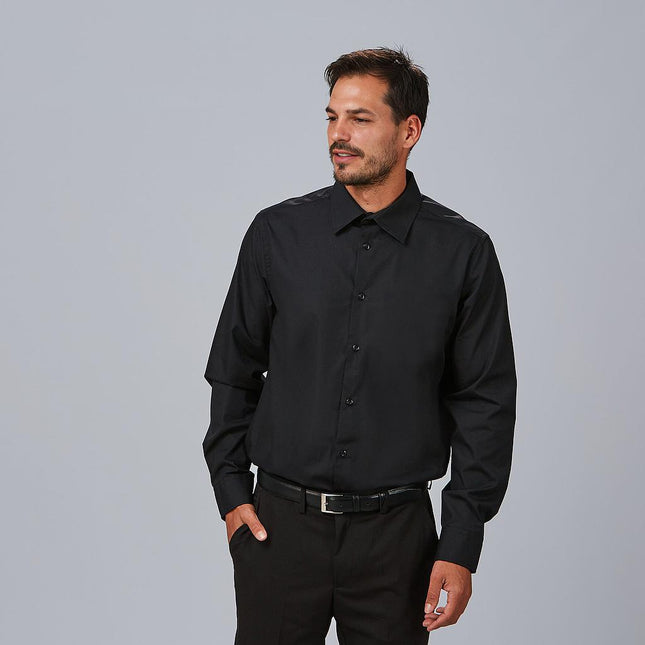 CAMISA HOMBRE M/L SLIM FIT ELASTAN "RED LINE"