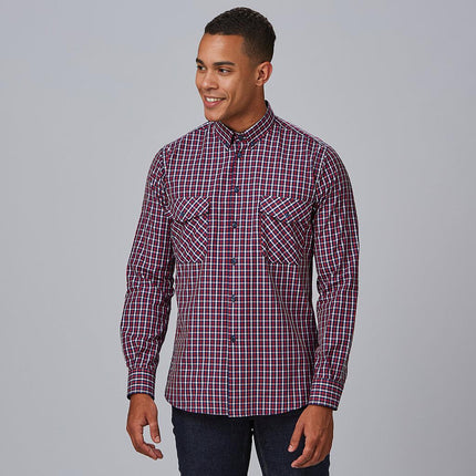 CAMISA HOMBRE SLIM FIT CUADROS FAUSTO