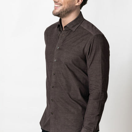 Indigo Bow 134 Cord Shirt Tailored Fit M