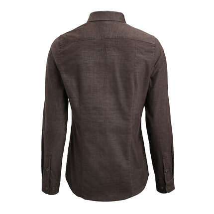 Indigo Bow 134 Cord Shirt Contemporary Fit W