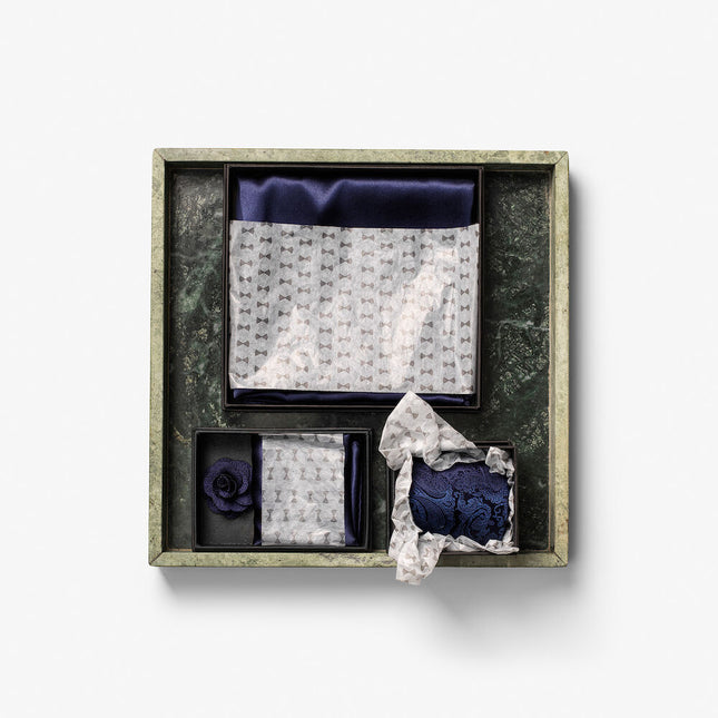 Giftbox Solid Paisley Tie