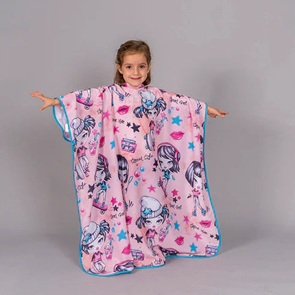 CAPA DE PELUQUERIA INFANTIL ESTAMPADA
